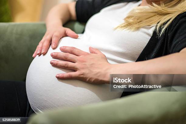 Pregnant Woman Stock Photo - Download Image Now - Childbirth, Healthcare And Medicine, Adult