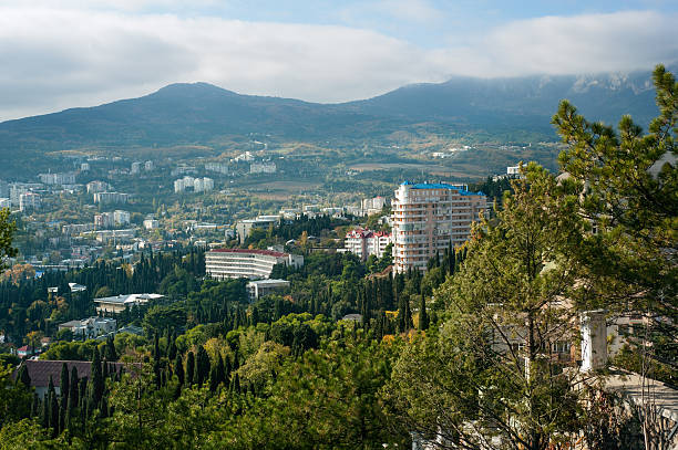 city of Yalta. Crimea. stock photo