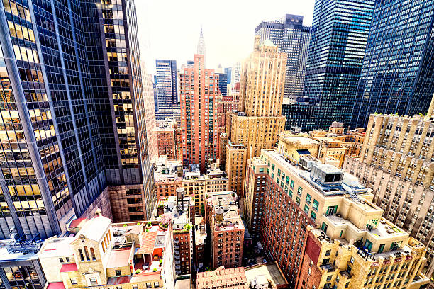 istock NYC Cityscape. Aerial View. 525861189