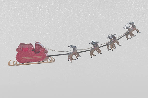 istock Santa Claus and snow weather 525863769