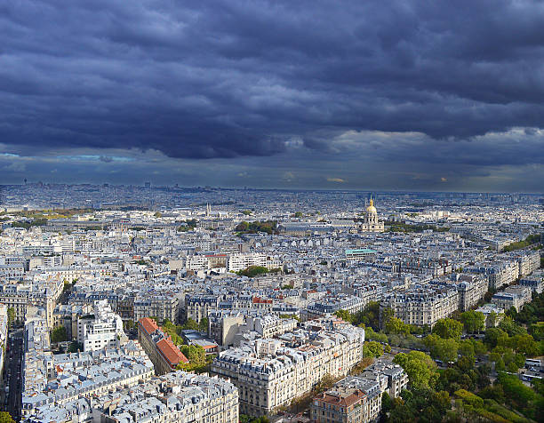 istock Paris city view left bank 525875740