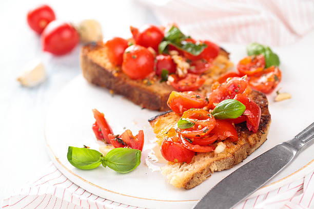 istock Italian food. Bruschetta. 525878000
