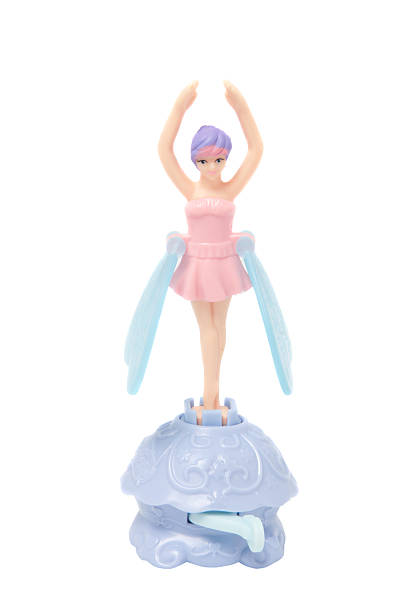Adelaide, Australia - May 22 2015:A studio shot of a Flutterbye Fairies 2014 Happy Meal Toy from the popular toy range. Distributed with Mcdonalds Happy Meals in 2014 to promote the popular toy range.