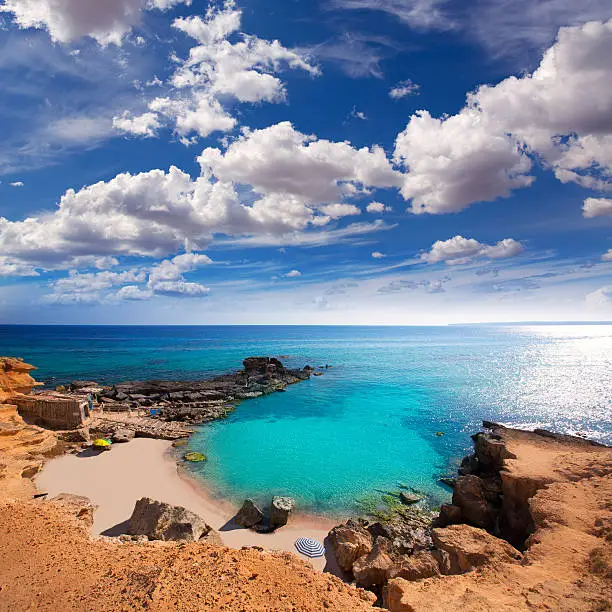 Photo of Formentera Es Calo des Mort beach turquoise Mediterranean