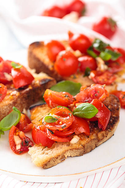 istock Italian food. Bruschetta. 525878910