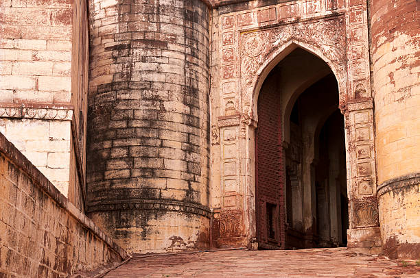 istock Entry gate to Mehrangarh fort, Jodhpur, India 525879111
