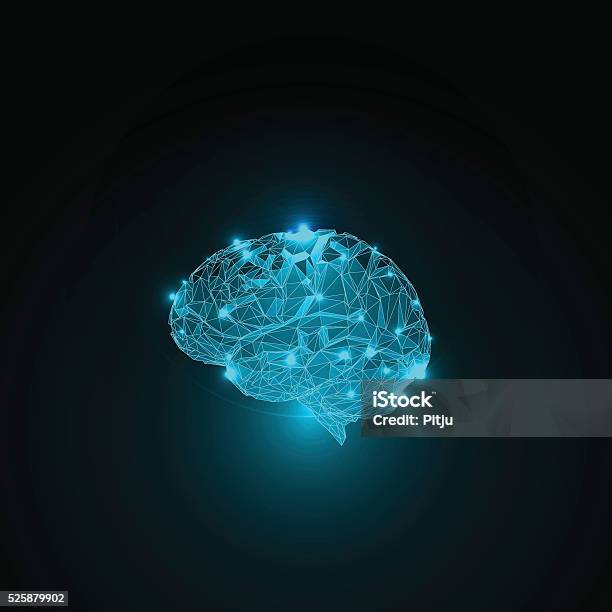 Abstract Brain Activity Abstract Concept Of Human Brain Activity Stock Illustration - Download ...