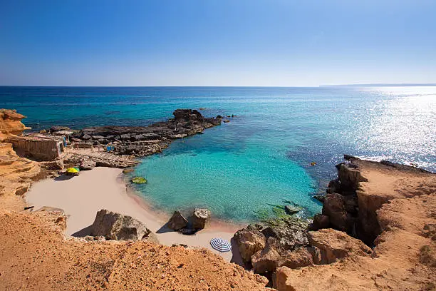 Photo of Formentera Es Calo des Mort beach turquoise Mediterranean