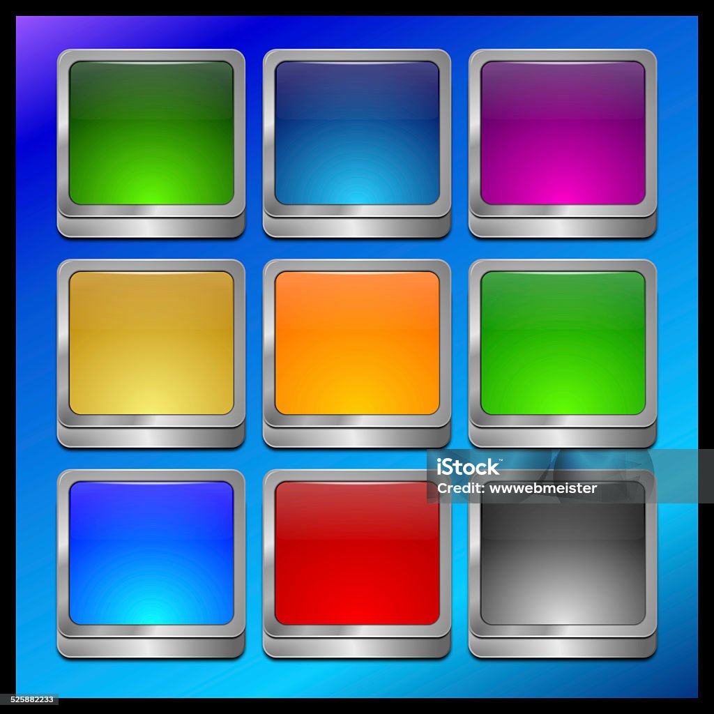 Internet Web Button Set Stock Illustration - Download Image Now ...