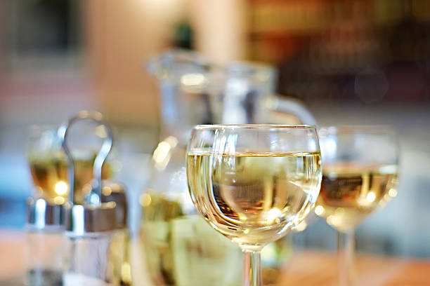 istock Glasses of white wine 525884835