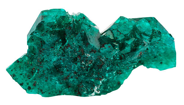 istock emerald-green crystals of dioptase gemstone 525885976