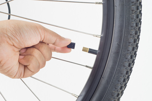 open/close air valve bicycle wheel tube