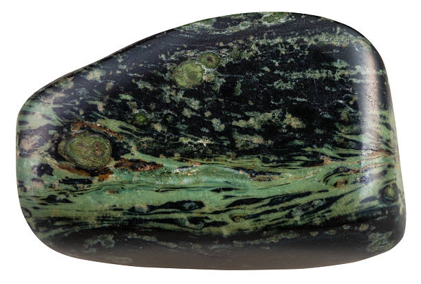 istock pebble of madagascar green rhyolite gemstone 525887992