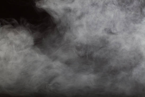 istock Abstract fog and smoke on dark color background 525888624