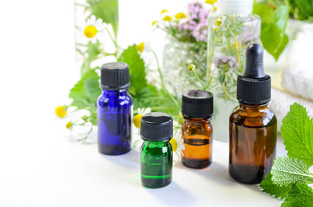istock essential oils and natural cosmetics with herbs 525888978