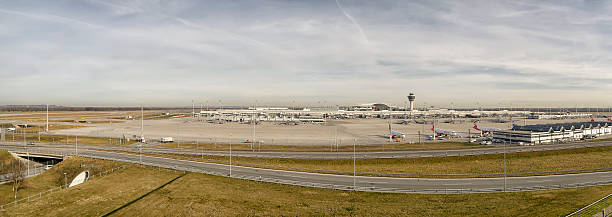 Aeroporto de Munique, Panorama - foto de acervo