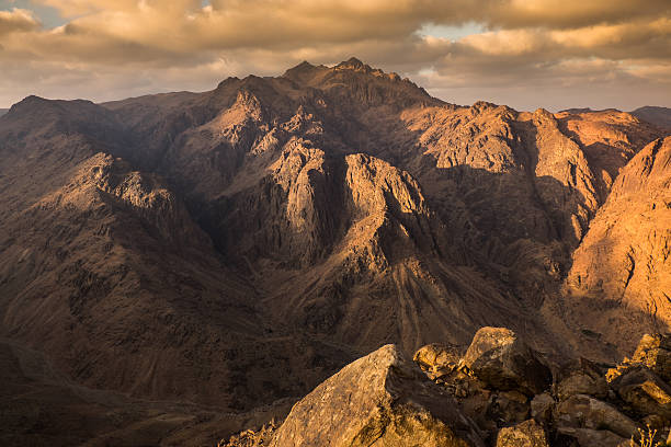 Mount Sinai. Egypt. stock photo