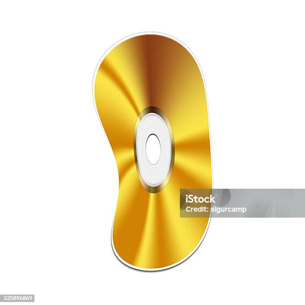Cd R Background Gold Gold Cd Isolated On White Background Stock Illustration - Download ...