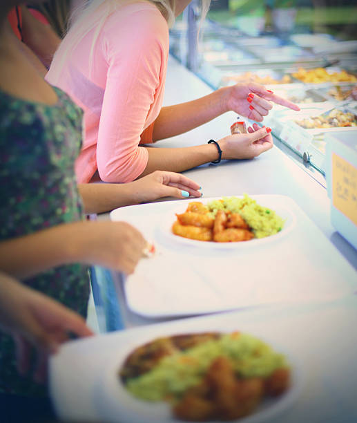 istock Waiting in line for food. 525896933
