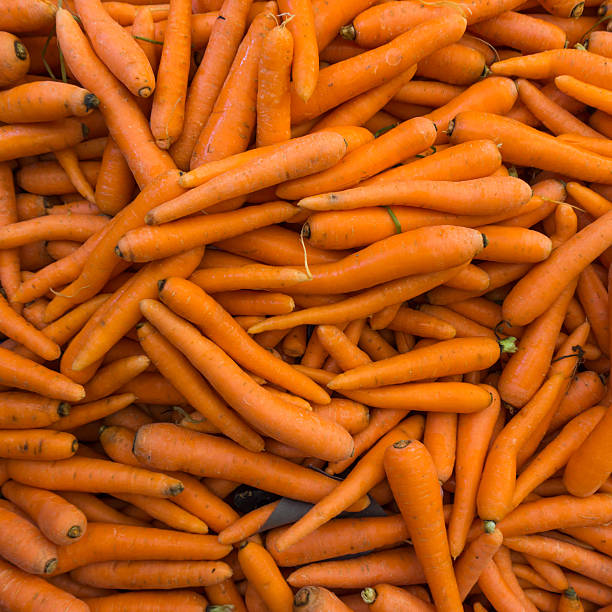 istock carrot background.   Raw fresh carrots close up. 525897509