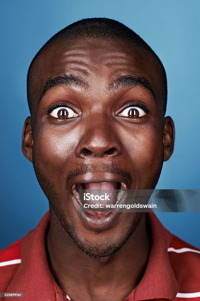 Funny Face African Man Stock Photo - Download Image Now - Human Face,  Humor, Ecstatic - iStock