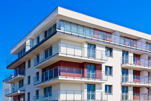 istock New modern apartment building, Warsaw 525899629