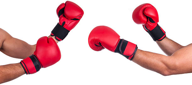 ボクシングの忠臣 - boxing glove conflict rivalry fighting ストックフォトと画像