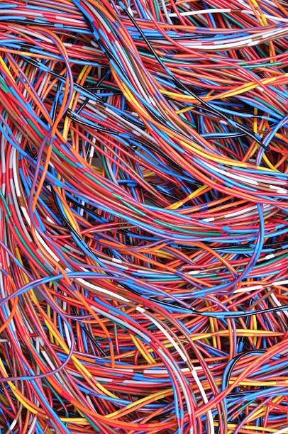 istock Bundles of cables 525900745