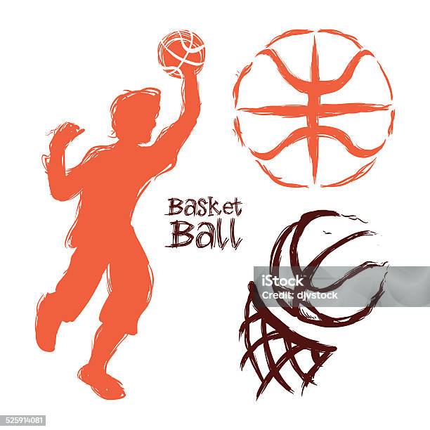 Basketball Design Stock Illustration - Download Image Now - Activity, Basketball - Ball, Basketball - Sport