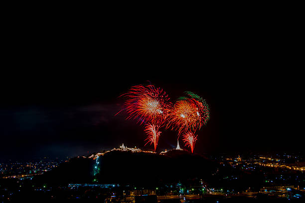 istock Fireworks Festival at Pranakornkiri 525916079
