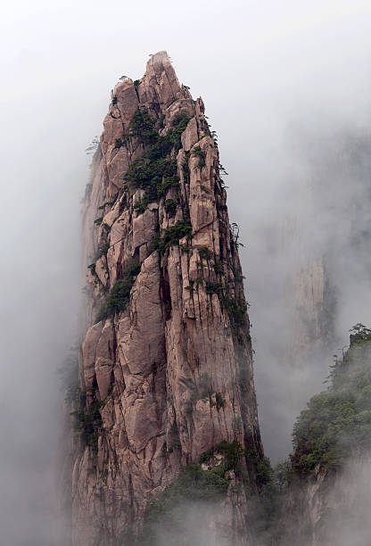 huangshan góry (żółty góra), chiny - shaanxi province obrazy zdjęcia i obrazy z banku zdjęć