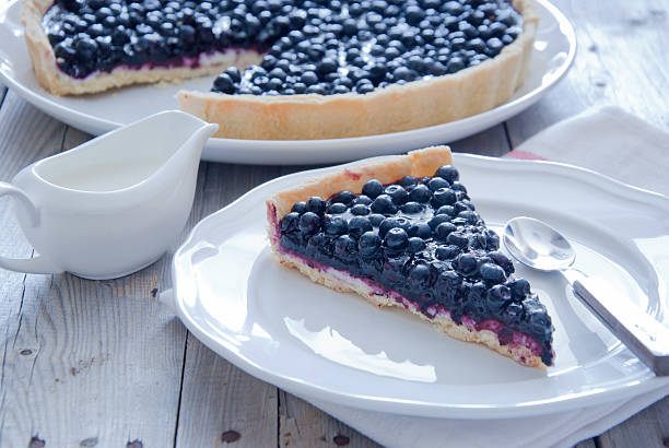 istock Homemade Blueberry Tart 525917885
