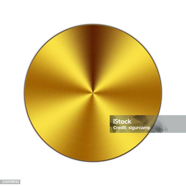 Gold Disk Sample Gold Disc Stock Illustration - Download Image Now - Alloy, Backgrounds ...