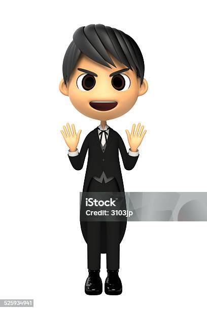 Butler To Refuse Stock Photo - Download Image Now - Adult, Butler, Characters