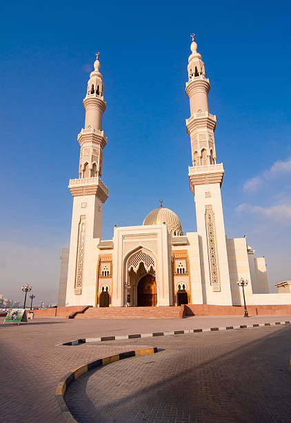istock Beautiful islam mosque in Shajah, UAE 525934969