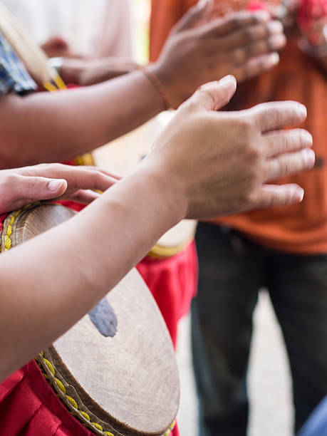 Mano di drummers - foto stock