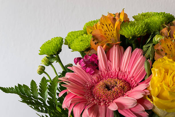 istock Bouquet of various colorful flowers 525935387