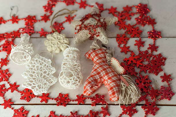 istock Christmas vintage handmade toys 525935919