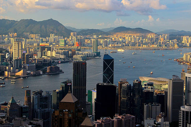 istock HK Panorama at Sunset IV - Hong Kong. 525938415