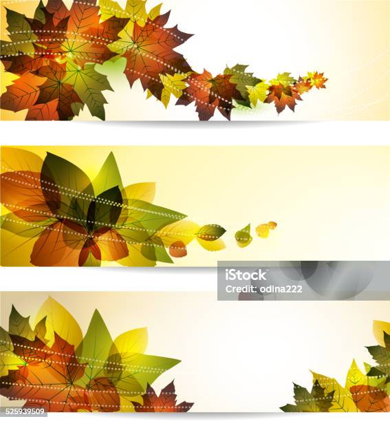 Autumn Leaves Stock Illustration - Download Image Now - Abstract, Autumn, Backgrounds