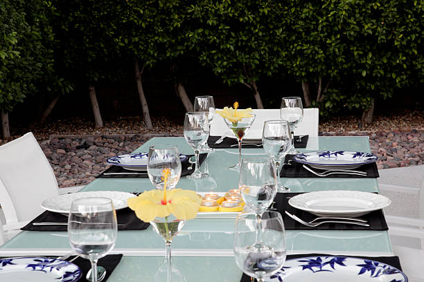istock Evening Dinner Party In The Garden 525940693