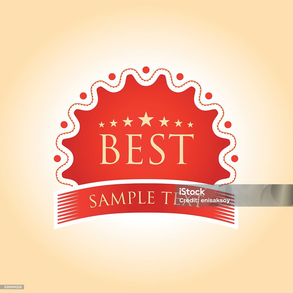 Best Achievement stock vector