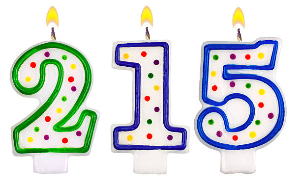 istock candles number two hundred fifteen isolated on white background 525951077