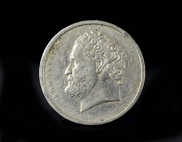istock Used Greek Coin Isolated 525951915