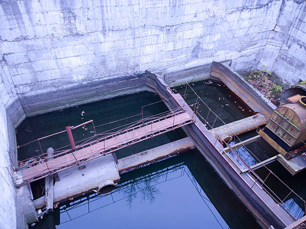istock Sewage treatment plant. 525952443