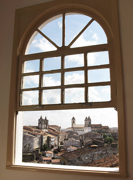 istock View of Salvador da Bahia from a window 525953431