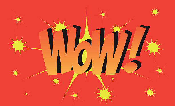 wow комиксов взрыв звуковой эффект, comic speech bubble - kaboom stock illustrations