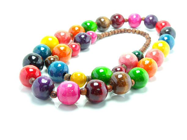 istock colorful wood bead necklace 525955631