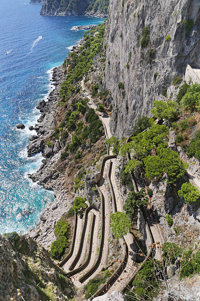 istock Krupp street in Capri, Italy 525956097