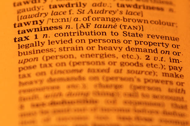 istock Definition of Tax 525956527